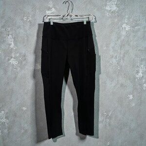 Level Up Active Black Leggings Medium Cargo Athleisure Gym‎ Yoga Streetwear